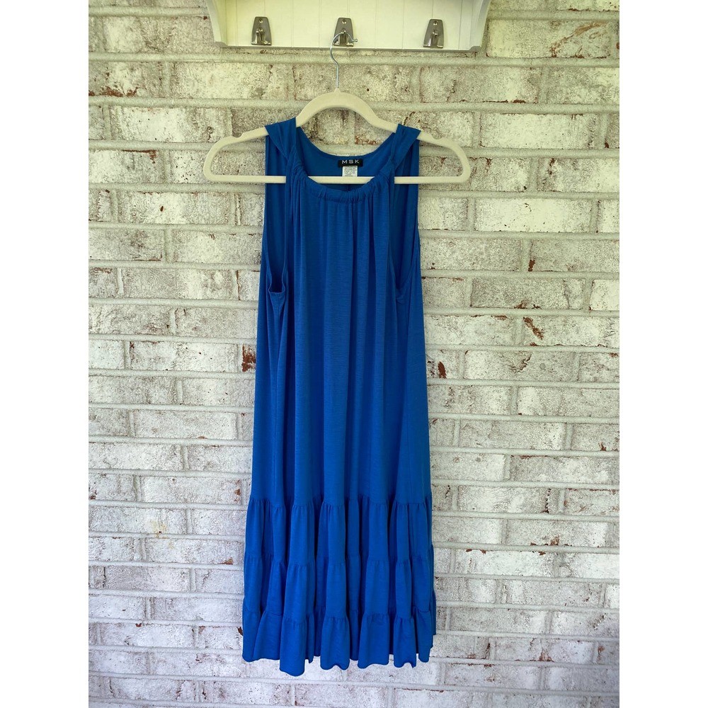 🎈MSK Blue Flounce Hem Sundress